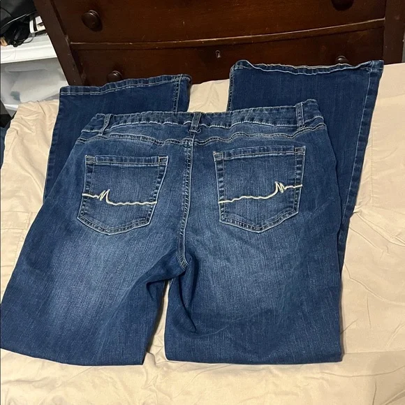 Maurices Classic Low Rise Dark Blue Flare Jeans - Picture 4 of 6